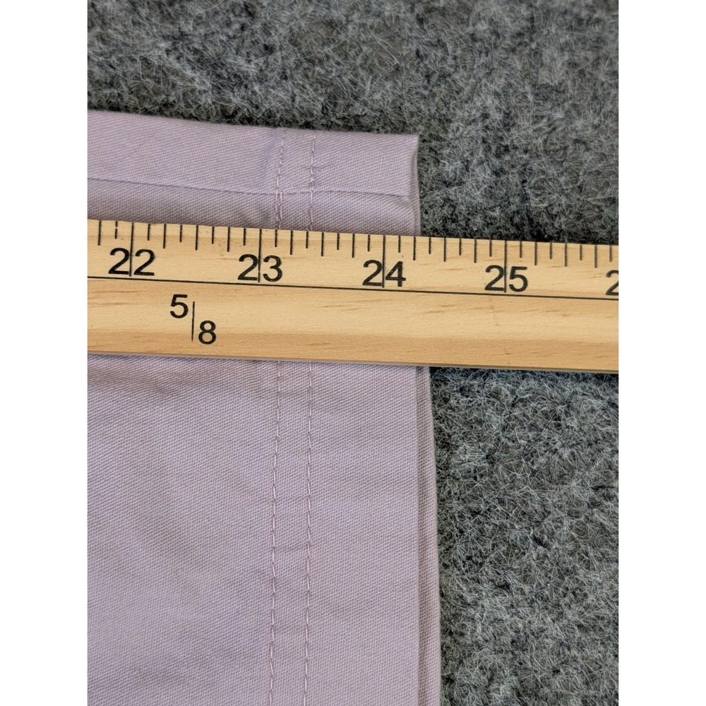 GAP Girlfriend Khakis Lavender Chinos Women's 6 Wide Leg Crop Pants EUC - Picture 10 of 11